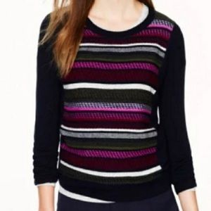 ❗️Reduced❗️J.Crew - Textured Stripe Sweater